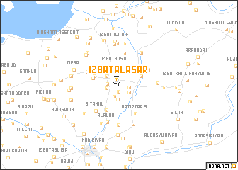 map of ‘Izbat al A‘sar