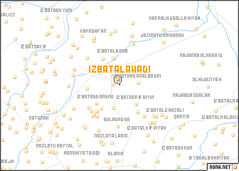 map of ‘Izbat al ‘Awaḑī