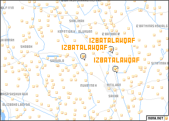 map of ‘Izbat al Awqāf