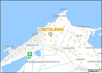 map of ‘Izbat al Baḩr