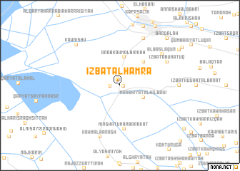 map of ‘Izbat al Ḩamrāʼ