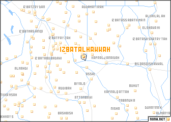 map of ‘Izbat al Ḩawwah
