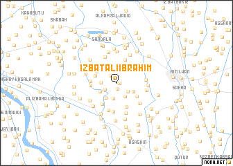 map of ‘Izbat ‘Alī Ibrāhīm