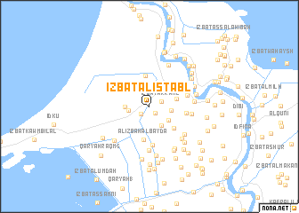 map of ‘Izbat al Işţabl