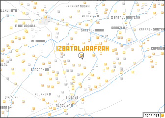 map of ‘Izbat al Ja‘āfrah