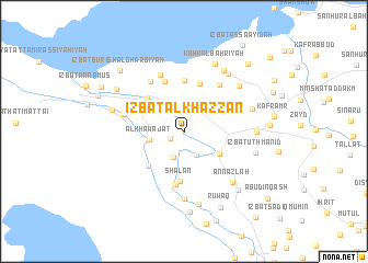 map of ‘Izbat al Khazzān