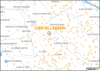 map of ‘Izbat al Laqqānī