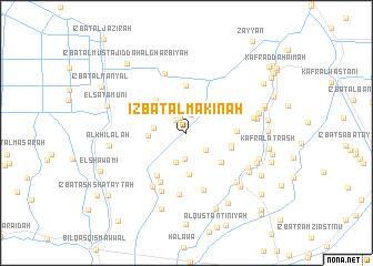 map of ‘Izbat al Mākīnah