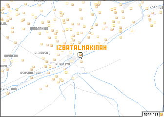 map of ‘Izbat al Mākīnah