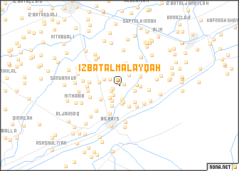map of ‘Izbat al Malāyqah