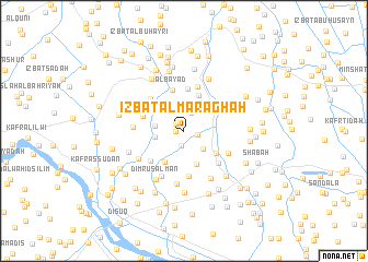 map of ‘Izbat al Marāghah