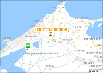 map of ‘Izbat al Marāghī
