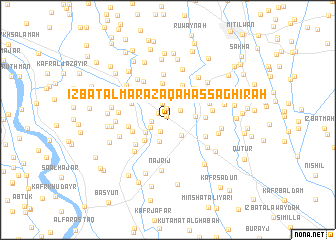 map of ‘Izbat al Marāzaqah aş Şaghīrah