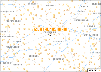 map of ‘Izbat al Mashhadī