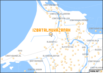 map of ‘Izbat al Muwāzanah