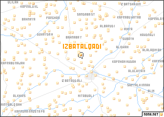map of ‘Izbat al Qāḑī