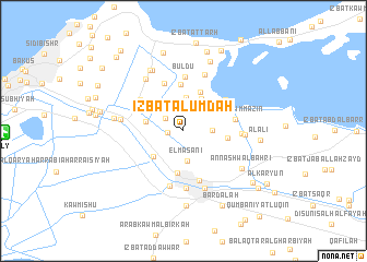 map of ‘Izbat al ‘Umdah