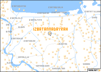 map of ‘Izbat an Nadāyrah
