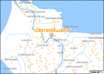 map of ‘Izbat an Najjārīn