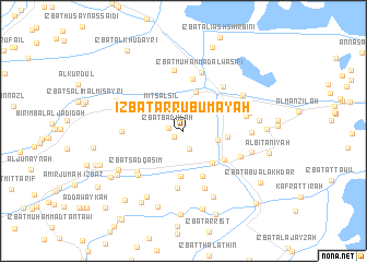 map of ‘Izbat ar Rub‘umāyah