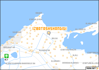 map of ‘Izbat ash Shandīdī