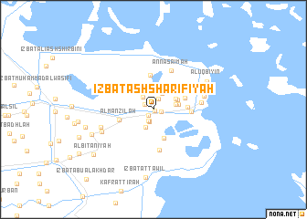map of ‘Izbat ash Sharīfīyah