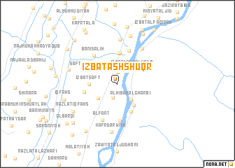 map of ‘Izbat ash Shuqr
