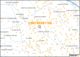 map of ‘Izbat aş Şayyād