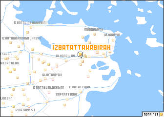 map of ‘Izbat aţ Ţawābirah