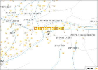 map of ‘Izbat aţ Ţawāḩīn