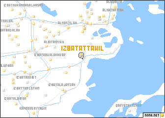 map of ‘Izbat aţ Ţawīl