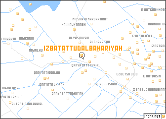 map of ‘Izbat aţ Ţūd al Baḩarīyah