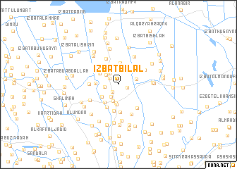 map of ‘Izbat Bilāl
