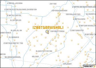 map of ‘Izbat Darwīsh ‘Alī