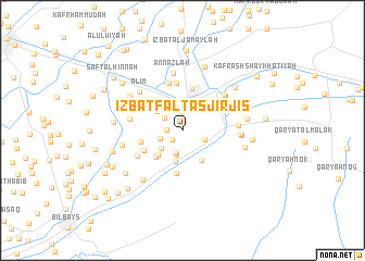 map of ‘Izbat Falţas Jirjis