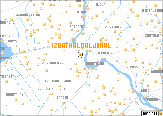 map of ‘Izbat Ḩalq al Jamal