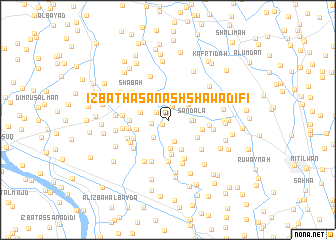 map of ‘Izbat Ḩasan ash Shawādifī