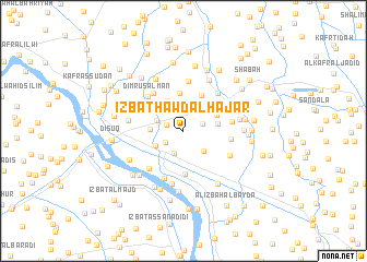 map of ‘Izbat Ḩawḑ al Ḩajar