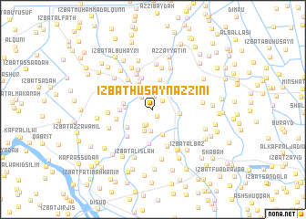 map of ‘Izbat Ḩusayn az Zīnī