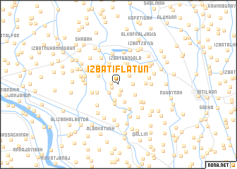 map of ‘Izbat Iflāţūn