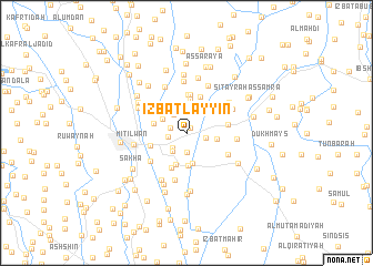 map of ‘Izbat Layyin