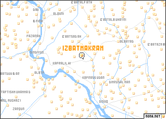 map of ‘Izbat Makram