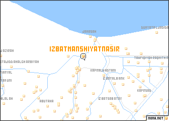 map of ‘Izbat Manshīyat Nāşir