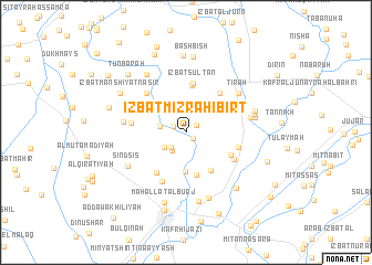 map of ‘Izbat Mizrāḩī Birt