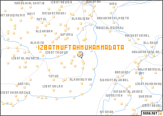 map of ‘Izbat Muftāḩ Muḩammad ‘Aţā