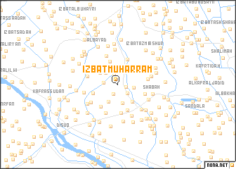 map of ‘Izbat Muḩarram