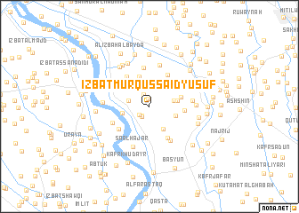 map of ‘Izbat Murquş Sa‘īd Yūsuf