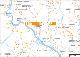 map of ‘Izbat Mursī al Mallāḩ