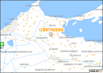 map of ‘Izbat Musā‘id