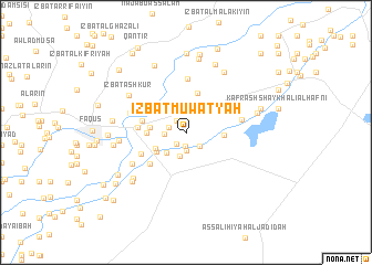 map of ‘Izbat Muwātyah